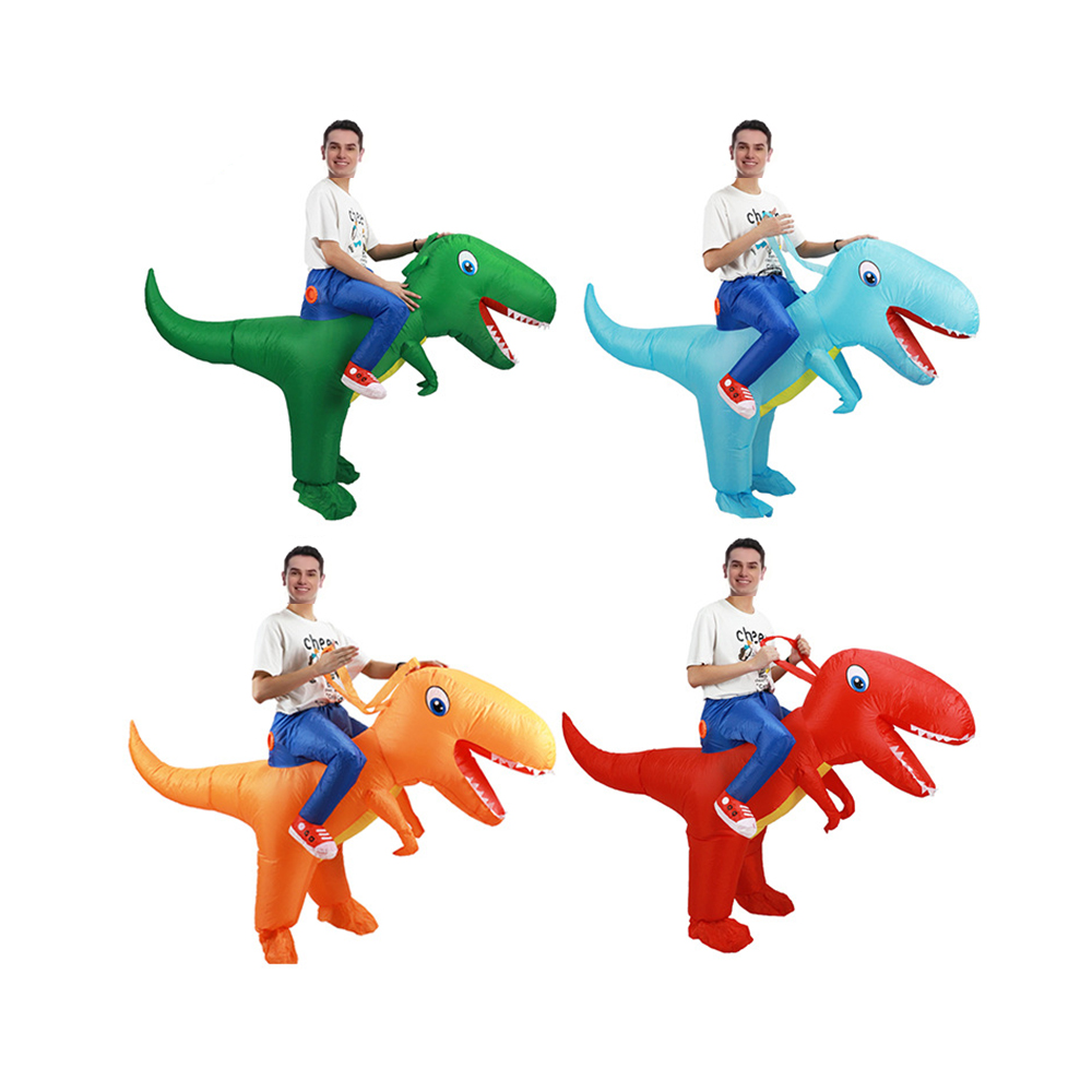 ชุดไดโนเสาร์เป่าลมสีเขียวสำหรั - Inflatable Dinosaur Costume Adult บทวิจารณ์และราคา