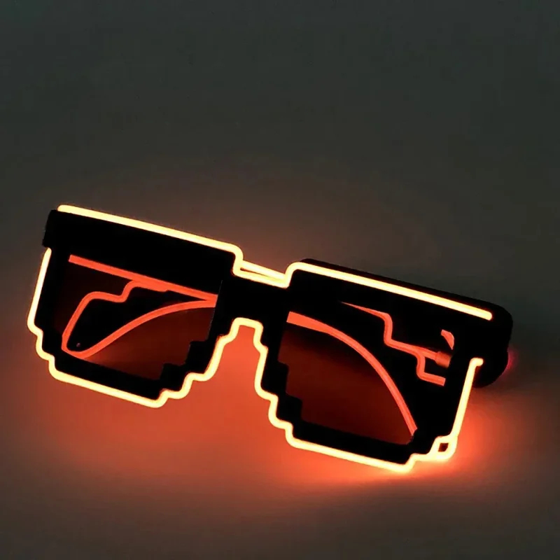 แว่นตา LED ไร้สายเรืองแสงในที่ - Glow In The Dark Party Glasses บทวิจารณ์และราคา