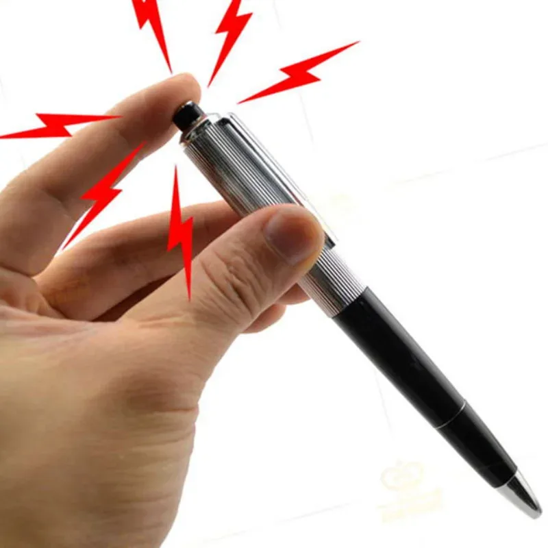 1 ชิ้น ปากกาไฟฟ้าช็อตของเล่นสุ - Shock Pen Prank Toy บทวิจารณ์และราคา