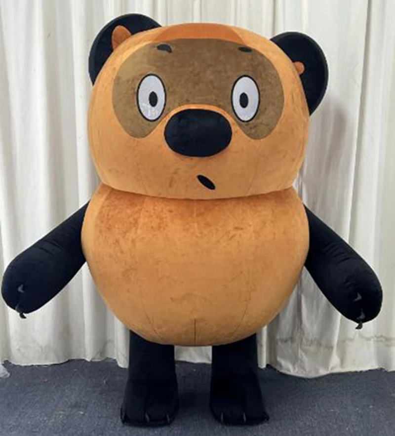 ชุดมาสคอตหมีสีน้ำตาลดำแบบเป่าล - Costumes บทวิจารณ์และราคา