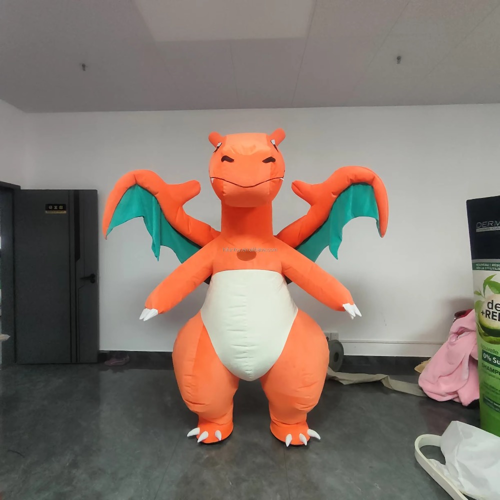 ชุดมาสคอตไดโนเสาร์เดินได้สำหรั - Inflatable Dinosaur Costume Adult บทวิจารณ์และราคา