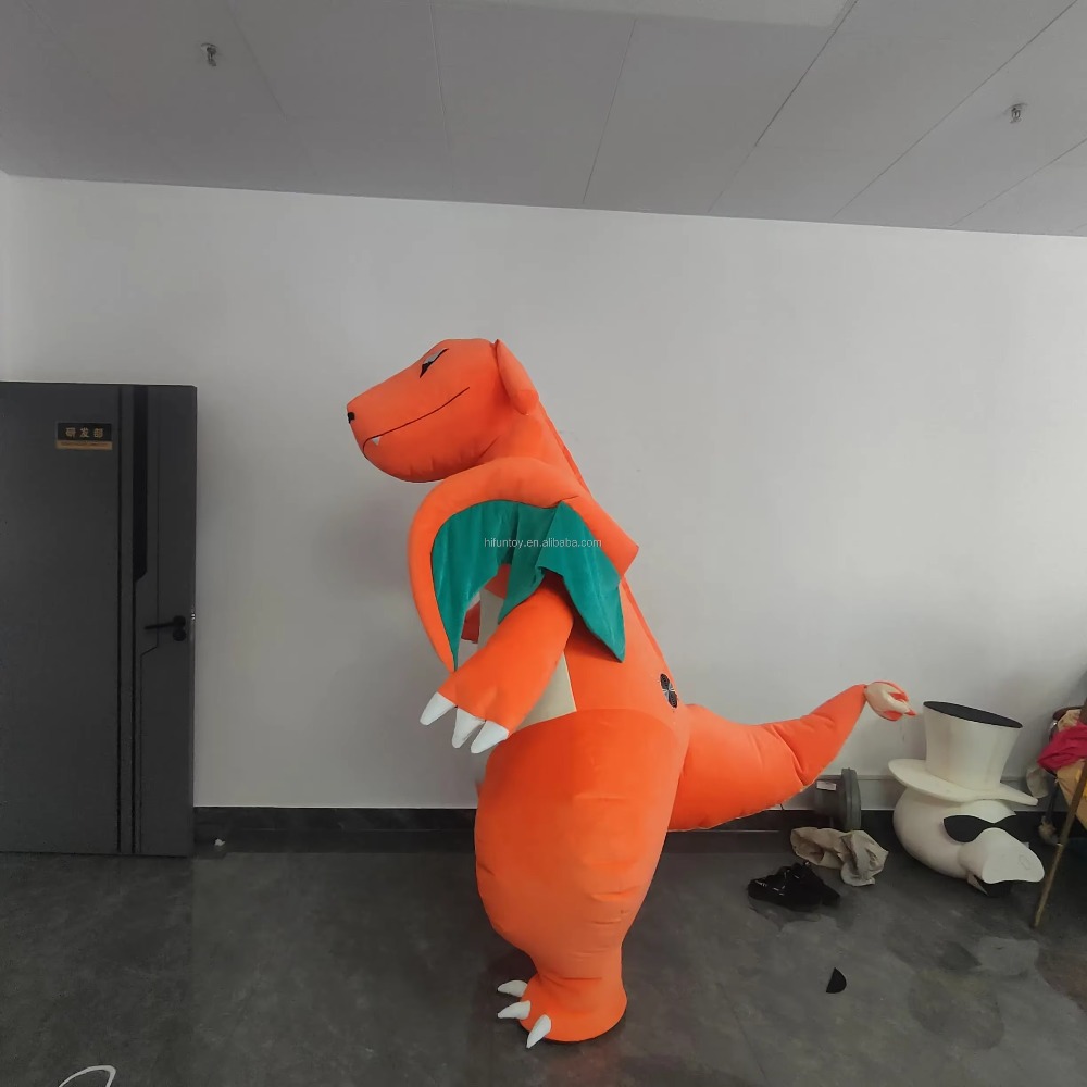 ชุดมาสคอตไดโนเสาร์เดินได้สำหรั - Inflatable Dinosaur Costume Adult บทวิจารณ์และราคา