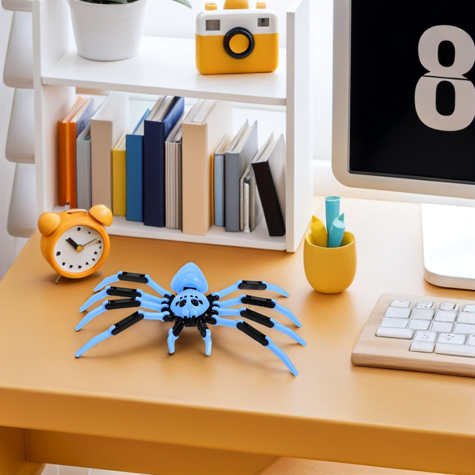 8 ชิ้น แมงมุม 3 มิติ ข้อต่อขยั - Prank Toys บทวิจารณ์และราคา