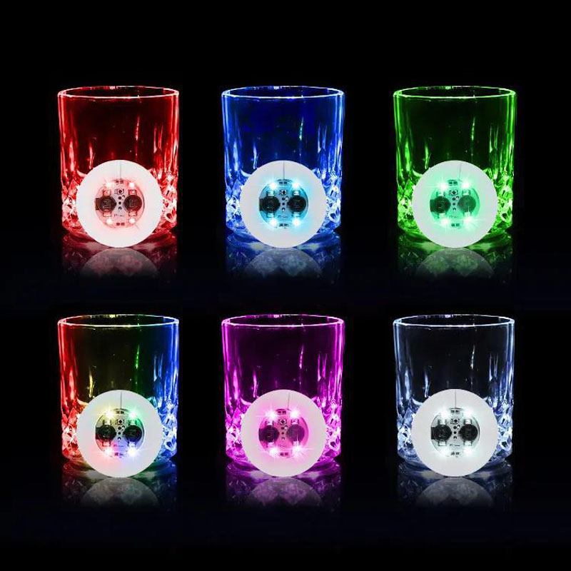 LED Coasters สติกเกอร์ Night C - Glow In The Dark Party Glasses บทวิจารณ์และราคา